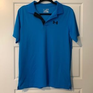 Youth XL/ Mens S blue polo.